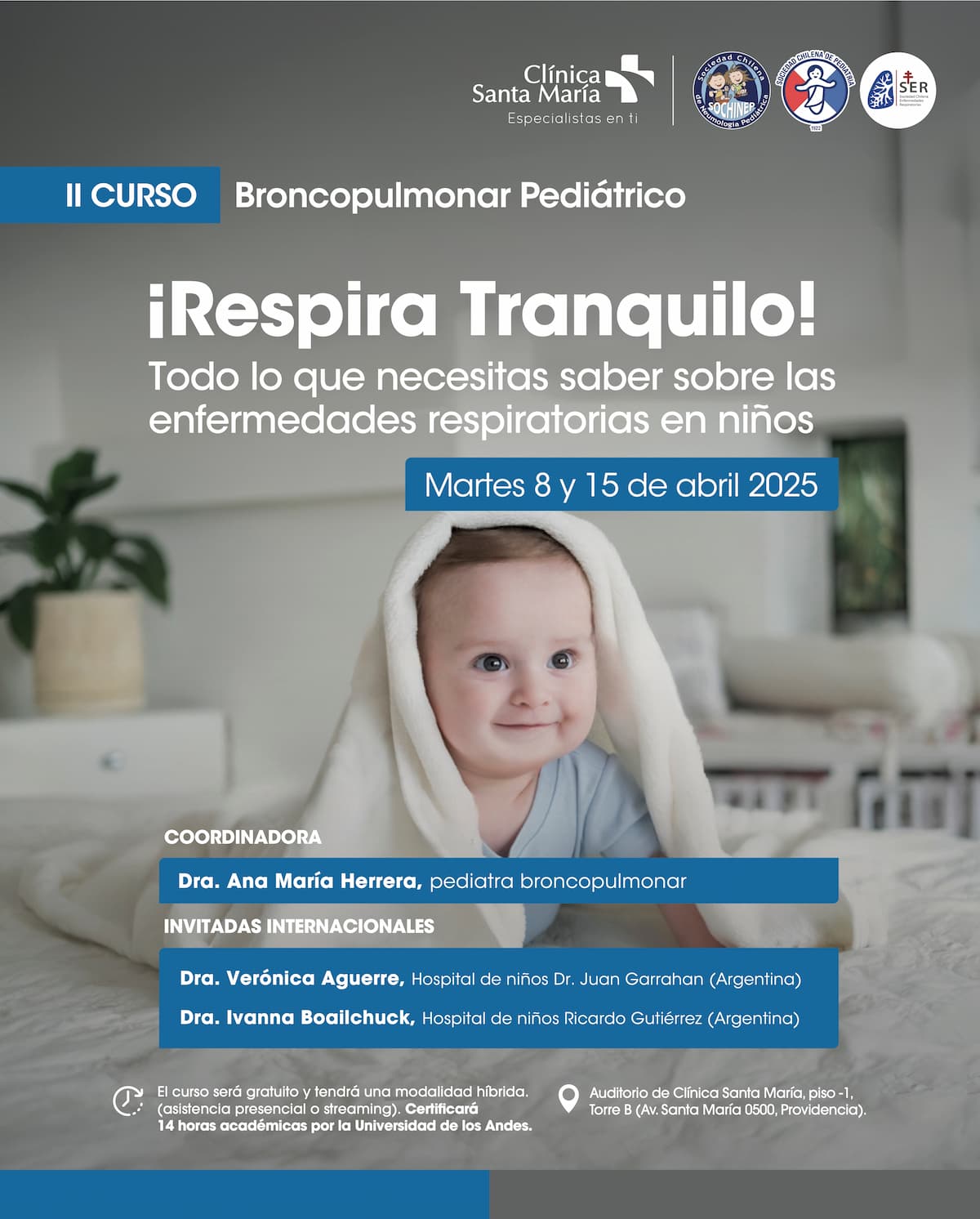 Afiche II Curso Broncopulmonar Pediátrico 2026